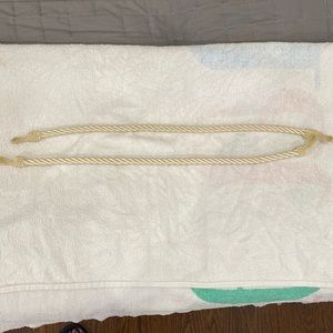 Reef White Chord Tiebacks Holdbacks